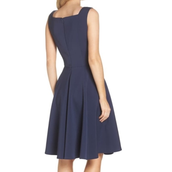 Gal Meets Glam Zoe Bow Fit and Flare Dress - Picture 3 of 4